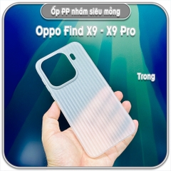 Ốp PP nhám siêu mỏng cho Oppo Find X9 - X9 Pro