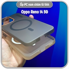 Ốp PC mỏng cho Oppo Reno 14 5G, có nam châm sạc từ tính
