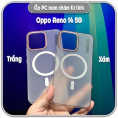 Ốp PC mỏng cho Oppo Reno 14 5G, có nam châm sạc từ tính