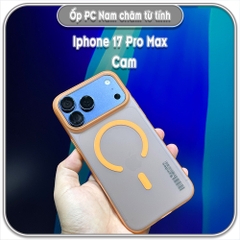 Ốp PC mỏng cho iPhone 17 Pro Max, có nam châm sạc từ tính