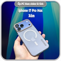 Ốp PC mỏng cho iPhone 17 Pro Max, có nam châm sạc từ tính