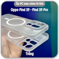 Ốp PC mỏng cho Oppo Find X9 - Find X9 Pro, có nam châm sạc từ tính