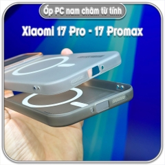 Ốp PC mỏng cho Xiaomi 17 Pro - 17 Promax, có nam châm sạc từ tính