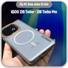 Ốp PC mỏng cho iQOO Z10 Turbo - Z10 Turbo Pro, có nam châm sạc từ tính