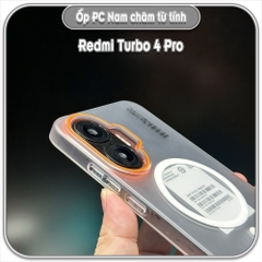 Ốp PC mỏng cho Redmi Turbo 4 Pro - Poco F7, có nam châm sạc từ tính