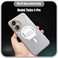 Ốp PC mỏng cho Redmi Turbo 4 Pro - Poco F7, có nam châm sạc từ tính