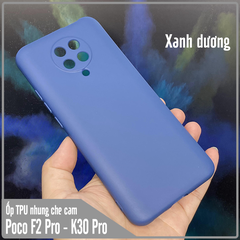 Ốp lưng cho Poco F2 Pro - Redmi K30 Pro - K30 Ultra, nhựa TPU dẻo màu lót nhung che camera