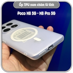 Ốp Poco M8 5G - M8 Pro 5G, nam châm sạc từ tính