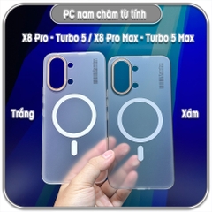 Ốp PC mỏng Poco X8 Pro - Redmi Turb 5 / Poco X8 Pro Max - Turbo 5 Max, nam châm sạc từ tính
