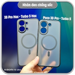 Ốp nhám đen Poco X8 Pro - Redmi Turbo 5 - X8 Pro Max - Turbo 5 Max