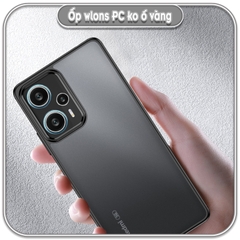Ốp chống sốc wlons cho Redmi Note 12 Turbo - Poco F5, lưng PC không ố vàng