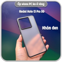 Ốp chống sốc wlons cho Redmi Note 13 Pro 5G, lưng PC không ố vàng