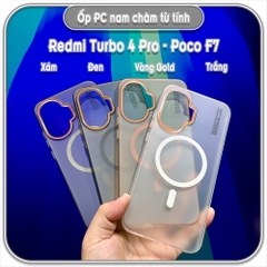 Ốp PC mỏng cho Redmi Turbo 4 Pro - Poco F7, có nam châm sạc từ tính
