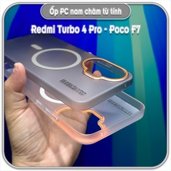 Ốp PC mỏng cho Redmi Turbo 4 Pro - Poco F7, có nam châm sạc từ tính