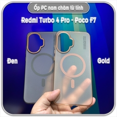 Ốp PC mỏng cho Redmi Turbo 4 Pro - Poco F7, có nam châm sạc từ tính