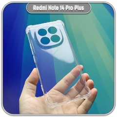 Ốp lưng cho Xiaomi Redmi Note 14 Pro Plus TPU Trong Suốt Che Camera