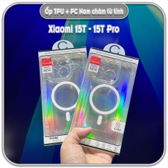 Ốp lưng TPU + PC có nam châm sạc từ tính cho Xiaomi 15T - 15T Pro