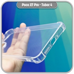 Ốp lưng cho Xiaomi Poco X7 Pro - Turbo 4 TPU Trong Suốt Che Camera