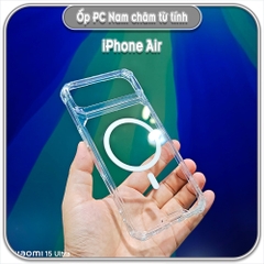 Ốp lưng TPU + PC sạc Magsafe cho iPhone 17 - 17 Pro - 17 Pro Max - iPhone Air có màn loa chống bụi