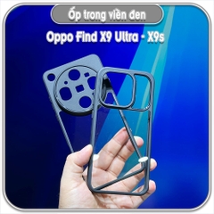 Ốp trong viền đen cho Oppo Find X9 Ultra - Find X9s