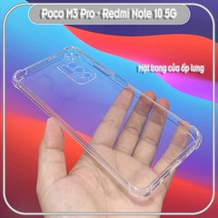 Ốp lưng cho Xiaomi Redmi Note 10 5G - Poco M3 Pro TPU Trong Suốt Che Camera