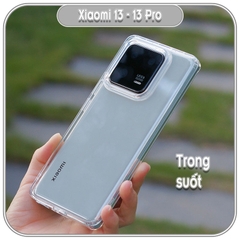 Ốp chống sốc wlons cho Xiaomi 13 - 13 Pro, lưng PC không ố vàng