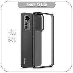 Ốp lưng cho Xiaomi 12 Lite 5G, nhám viền màu WLONS