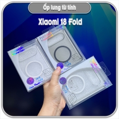 Ốp nhám PC cho Xiaomi 18 Fold, nam châm từ tính