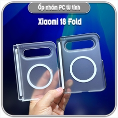 Ốp nhám PC cho Xiaomi 18 Fold, nam châm từ tính