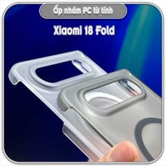 Ốp nhám PC cho Xiaomi 18 Fold, nam châm từ tính