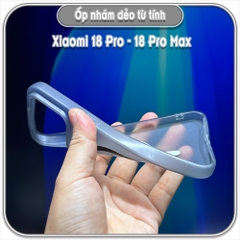 Ốp PP nhám dẻo Xiaomi 18 Pro - 18 Pro Max, nam châm sạc từ tính