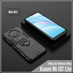 Ốp lưng cho Xiaomi Mi 10T Lite - Redmi Note 9 Pro 5G iRON MAN IRING Nhựa PC cứng viền dẻo chống sốc