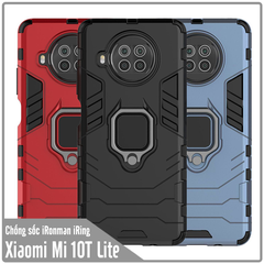 Ốp lưng cho Xiaomi Mi 10T Lite - Redmi Note 9 Pro 5G iRON MAN IRING Nhựa PC cứng viền dẻo chống sốc