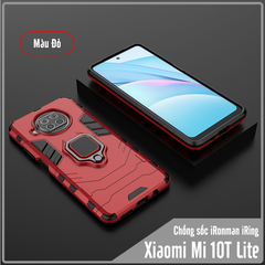 Ốp lưng cho Xiaomi Mi 10T Lite - Redmi Note 9 Pro 5G iRON MAN IRING Nhựa PC cứng viền dẻo chống sốc