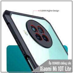 Ốp lưng cho Xiaomi Mi 10T Lite - Redmi Note 9 Pro 5G chống sốc trong viền nhựa dẻo XunDD