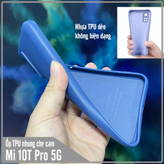 Ốp lưng cho Xiaomi Mi 10T Pro - Redmi K30S , nhựa TPU dẻo màu lót nhung che camera