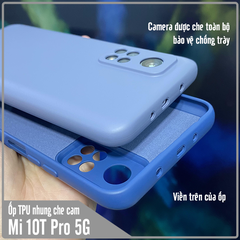 Ốp lưng cho Xiaomi Mi 10T Pro - Redmi K30S , nhựa TPU dẻo màu lót nhung che camera