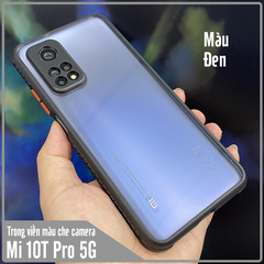 Ốp lưng cho Xiaomi Mi 10T Pro 5G trong viền màu che camera 4 Gốc chống sốc