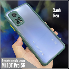 Ốp lưng cho Xiaomi Mi 10T Pro 5G trong viền màu che camera 4 Gốc chống sốc