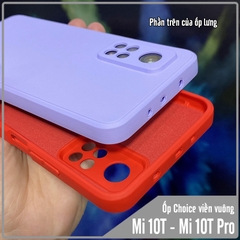 Ốp lưng cho Xiaomi Mi 10T - Mi 10T Pro - Redmi K30S Choice viền vuông dẻo lót nhung che camera