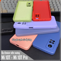 Ốp lưng cho Xiaomi Mi 10T - Mi 10T Pro - Redmi K30S Choice viền vuông dẻo lót nhung che camera