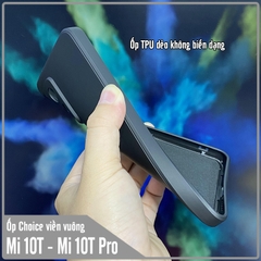 Ốp lưng cho Xiaomi Mi 10T - Mi 10T Pro - Redmi K30S Choice viền vuông dẻo lót nhung che camera