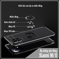 Ốp lưng cho Xiaomi Mi 11 chống sốc iRing Auto Focus