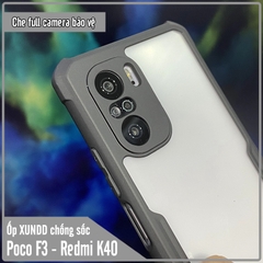 Ốp lưng cho Xiaomi Poco F3 - Redmi K40 chống sốc trong viền nhựa dẻo XunDD