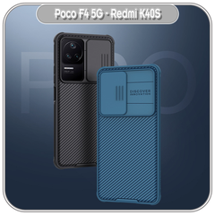Ốp lưng cho Xiaomi Poco F4 5G - Redmi K40S, Nillkin CamShield Pro che camera