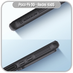 Ốp lưng cho Xiaomi Poco F4 5G - Redmi K40S, Nillkin CamShield Pro che camera