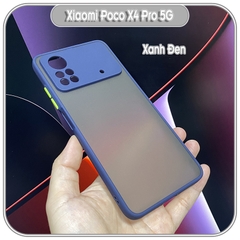 Ốp lưng cho Xiaomi Poco X4 Pro 5G nhám viền màu che camera