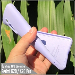 Ốp lưng Xiaomi Mi 9T / Redmi K20 nhựa TPU dẻo màu, mặt trong vải nhung My Choice