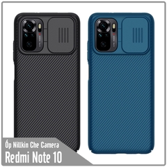 Ốp lưng cho Xiaomi Redmi Note 10 4G - Redmi Note 10S Nillkin CamShield che camera