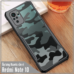 Ốp lưng cho Xiaomi Redmi Note 10 4G - Redmi Note 10S Rzants rằn ri che camera